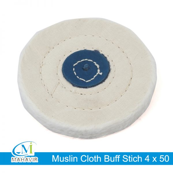 CBS0008 - Muslin Cloth Buff Stich 4 x 50]