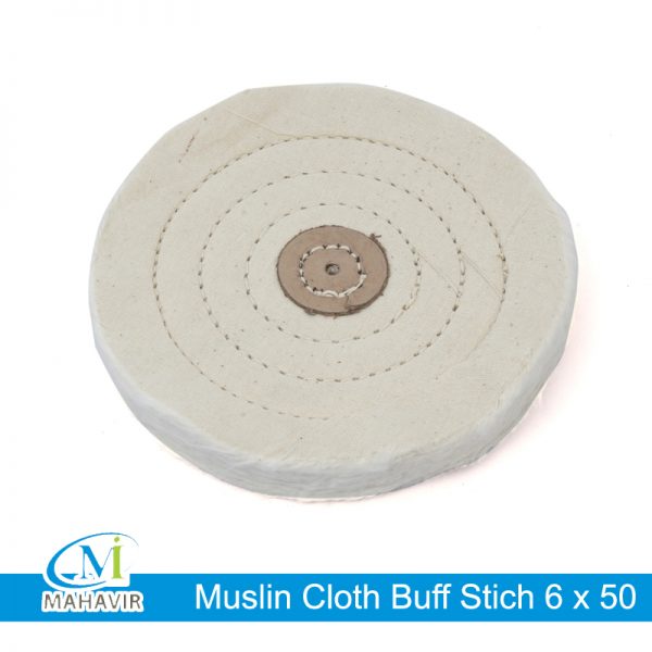 CBS0011 - Muslin Cloth Buff Stich 6 x 50