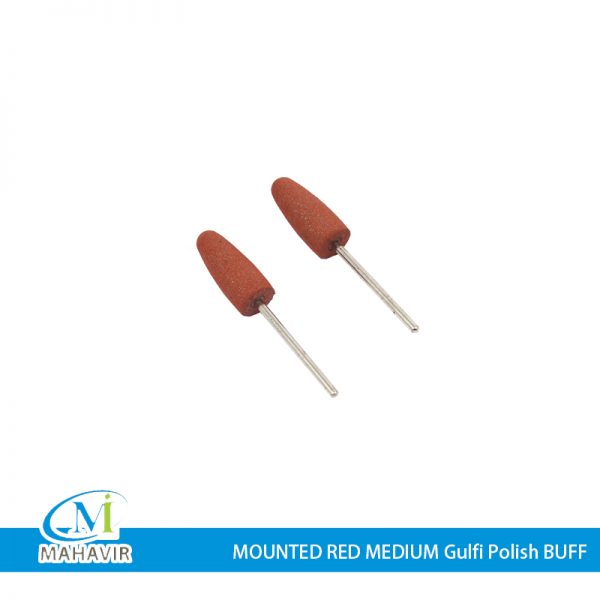 GMB0002 - MOUNTED RED MEDIUM Gulfi Polish BUFF