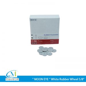 RW0003 - MOON EYE White Rubber Wheel 5-8