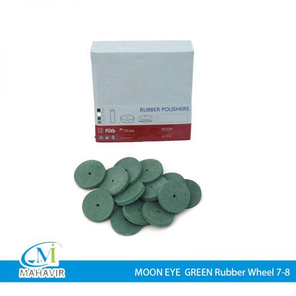 RW0008 - MOON EYE GREEN Rubber Wheel 7-8