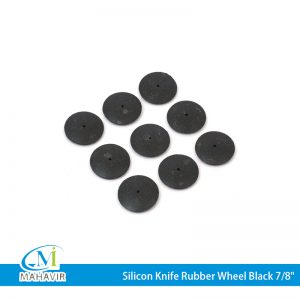 SRW0004 - Silicone Knife Rubber Wheel Black7-8''