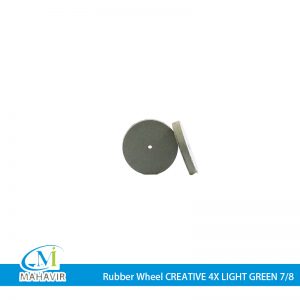 RW0012 - Rubber Wheel CREATIVE 4X LIGHT GREEN 7-8
