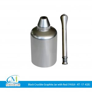 CBC0001 - Black Crucible Graphite Jar with Rod (YASUI - KT -17 K2E)