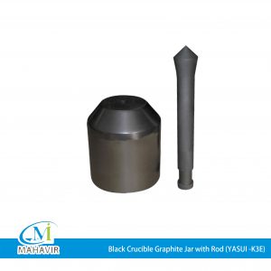 CBC0002 - Black Crucible Graphite Jar with Rod (YASUI -K3E)
