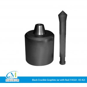 CBC0003 - Black Crucible Graphite Jar with Rod (YASUI - K5-K2)